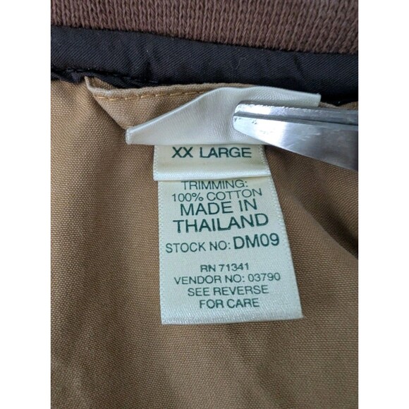 L.L. Bean Men's Vest XXL Brown Full Zip Sweater Fleece Hiking Outdoors Y2K 90's - Picture 11 of 14